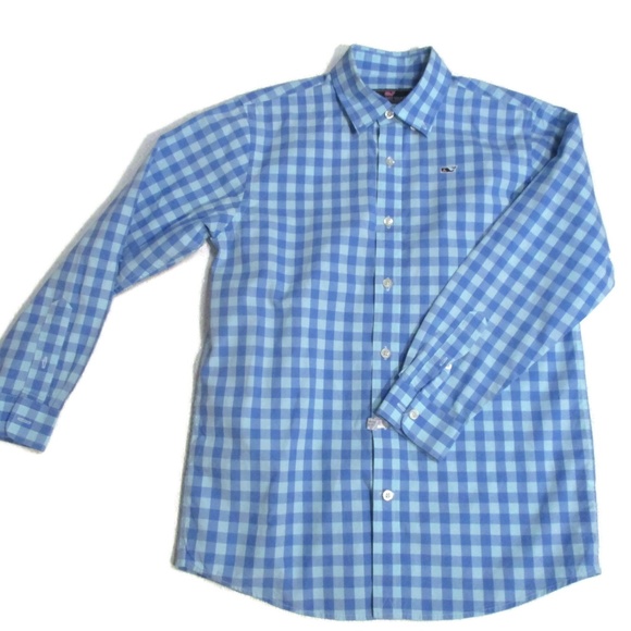 Vineyard Vines Other - Vineyard Vines Plaid Whale Shirt Medium 12 14